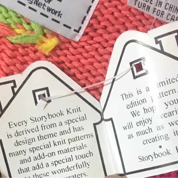 Handknits by storybook kruts sweater size M - Picture 3 of 6